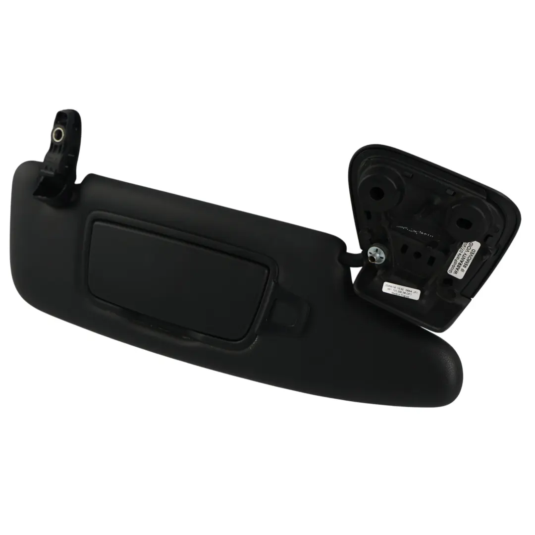 Porsche 718 Boxster 982 Sun Visor Cover Panel Black Right O/S 98156160801 - SKU 98173103256 - Part number 98173103256