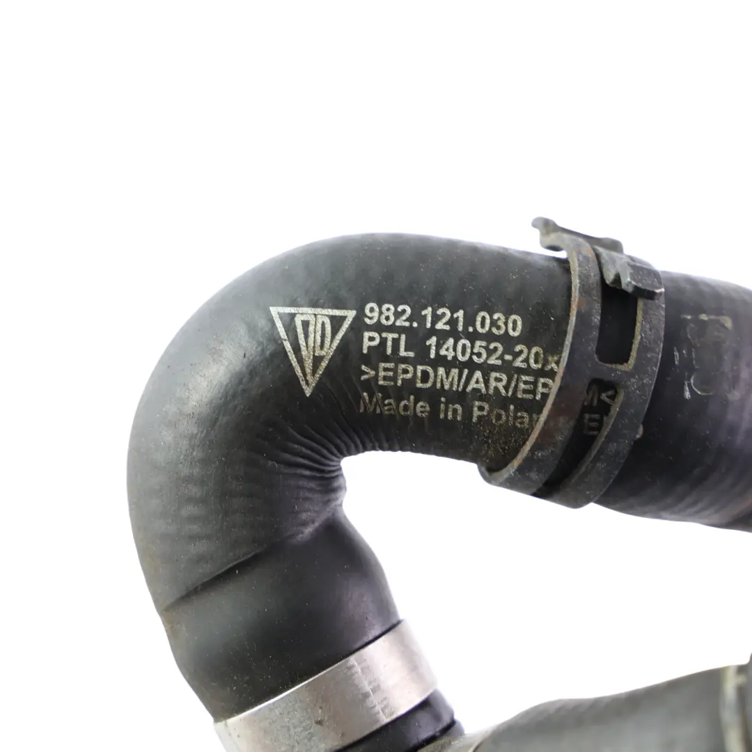 Porsche 718 Boxster 982 Kühlmittel Wasser Schlauch Rohr Leitung 2.0T - SKU 982121030 - Teilenummer 982121030