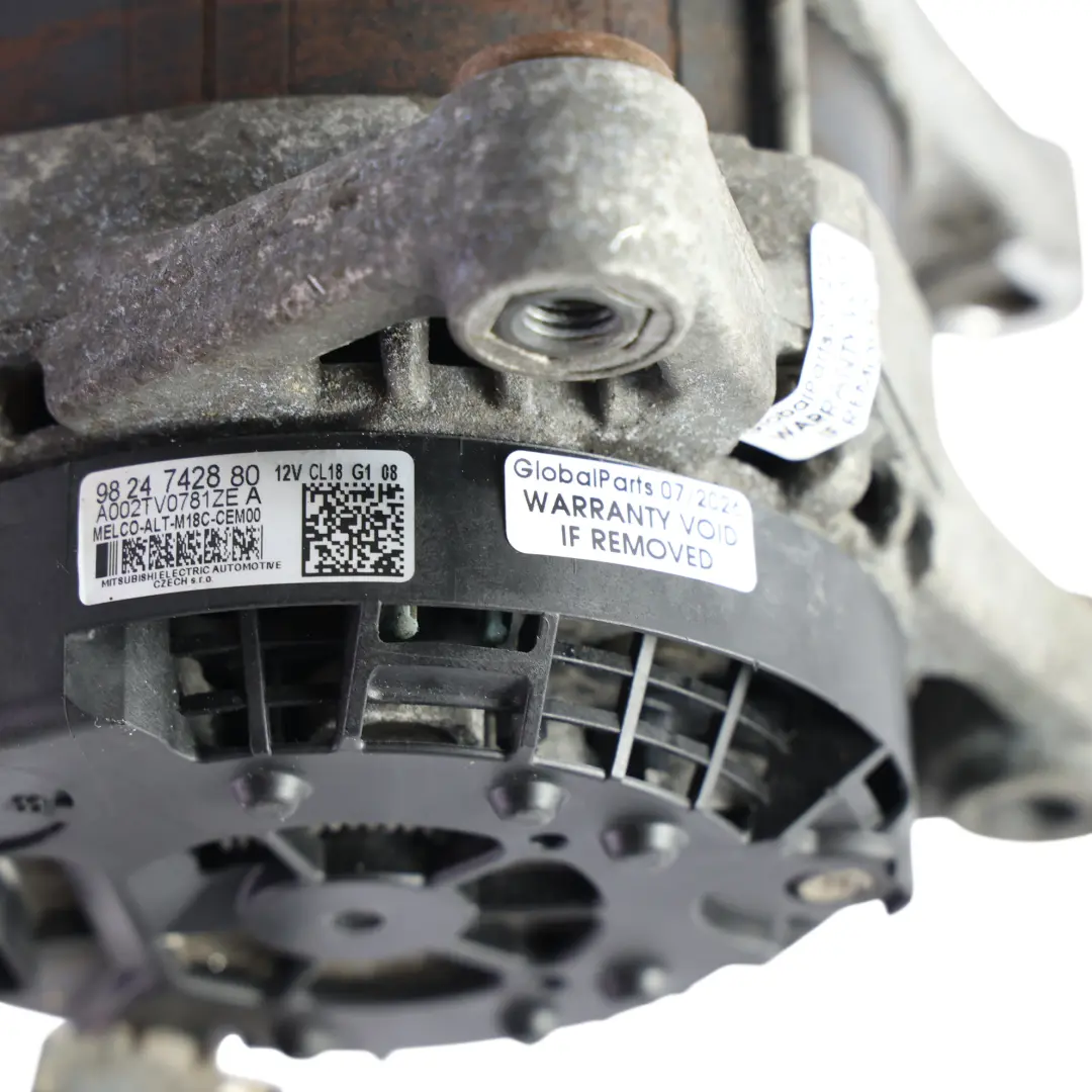 Citroen Relay III Alternator Generator 1.5 HDI Diesel to Peugeot Boxer with Part number 9824742880 Peugeot Boxer Citroen Relay III Alternator Generator 1.5 HDI Diesel - SKU 9824742880 - Part number 9824742880