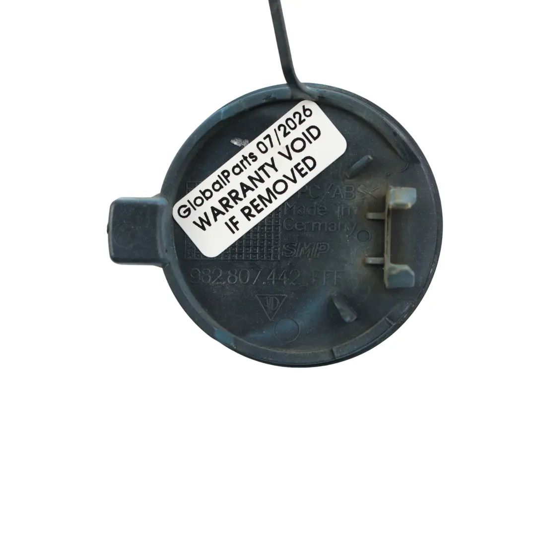 Porsche 718 Boxster 982 Tapa Ojo Remolque Trasero Azul Miami M5C - SKU 982807442-MIA - Número de pieza 982807442