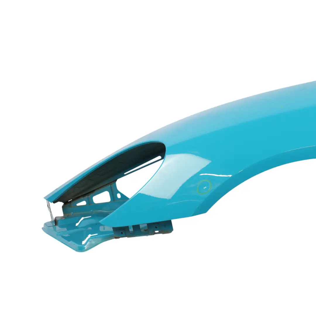 Porsche Cayman Boxster 982 Side Panel Front Left N/S Wing Fender Miami Blue M5C - SKU 982821021Y-MIA - Part number 982821021Y