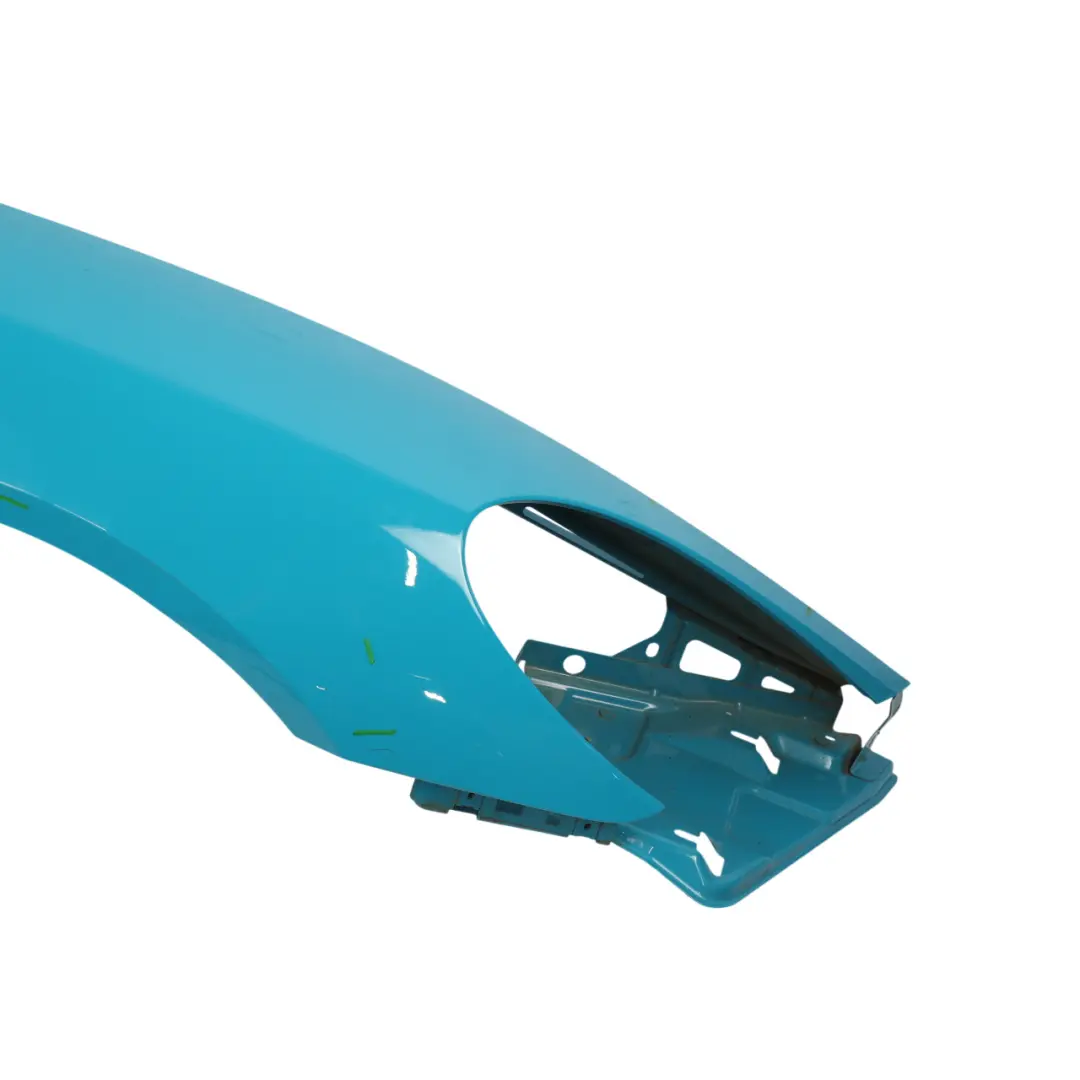 Porsche Cayman Boxster 982 Side Panel Front Right O/S Wing Fender Miami Blue M5C - SKU 982821022Y-MIA - Part number 982821022Y