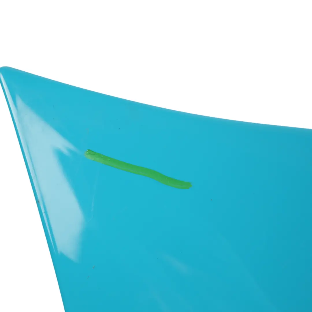 Side Panel Front Right O/S Wing Fender Miami Blue M5C to Porsche Cayman Boxster 982 with Part number 982821022Y Porsche Cayman Boxster 982 Side Panel Front Right O/S Wing Fender Miami Blue M5C - SKU 982821022Y-MIA - Part number 982821022Y