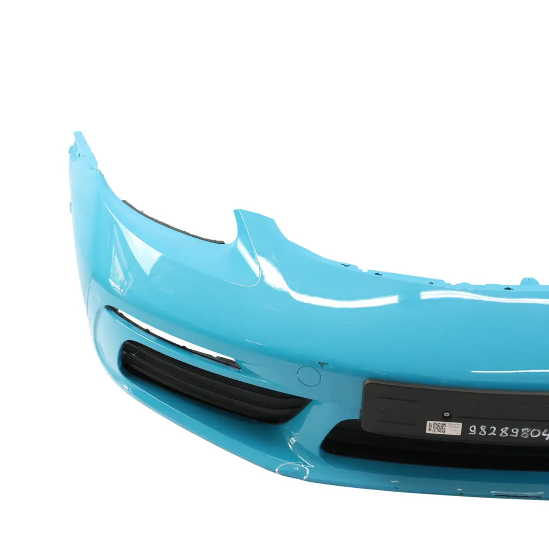 Porsche Boxster Cayman 982 Zderzak Przedni Miami Blue Niebieski - M5C - SKU 982898041-MIA - Numer Części 982898041