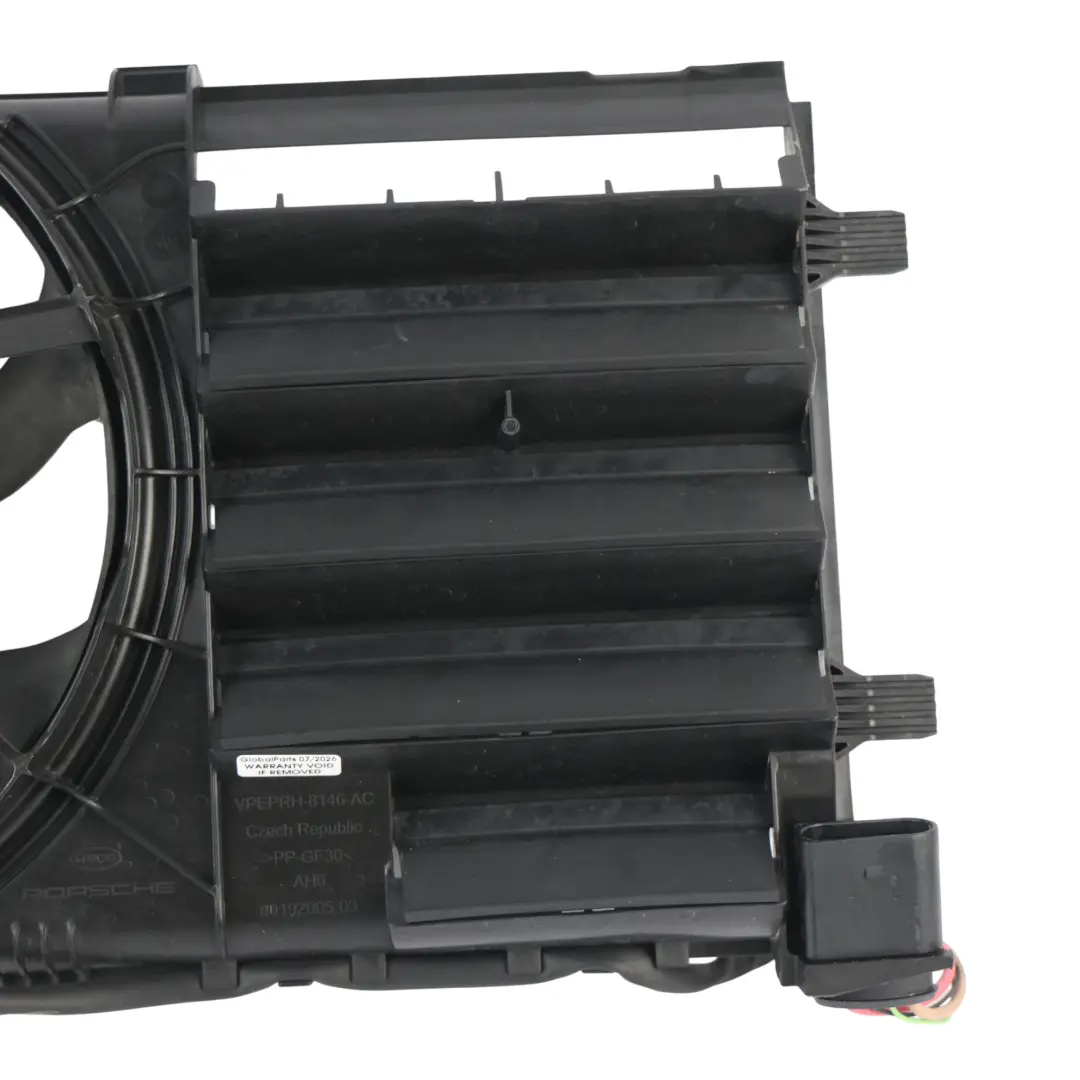 Cubierta Ventilador Radiador Derecho para Porsche 718 Boxster 982 con número de pieza 982959456Y Porsche 718 Boxster 982 Cubierta Ventilador Radiador Derecho - SKU 982959456Y - Número de pieza 982959456Y