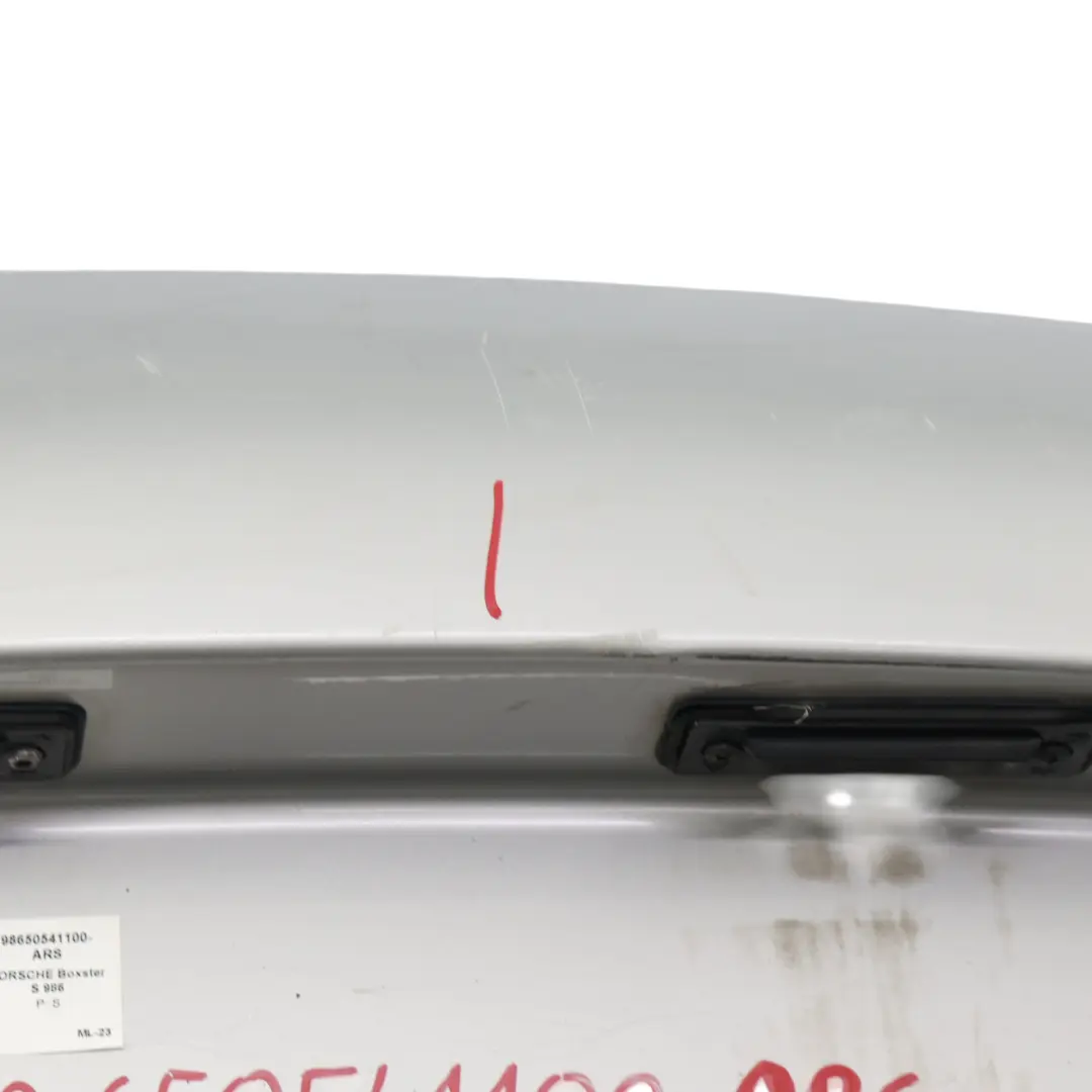 Porsche Boxster 986 Rear Bumper Trim Panel Arctic Silver Metallic - 92T - SKU 98650541100-ARS - Part number 98650541100