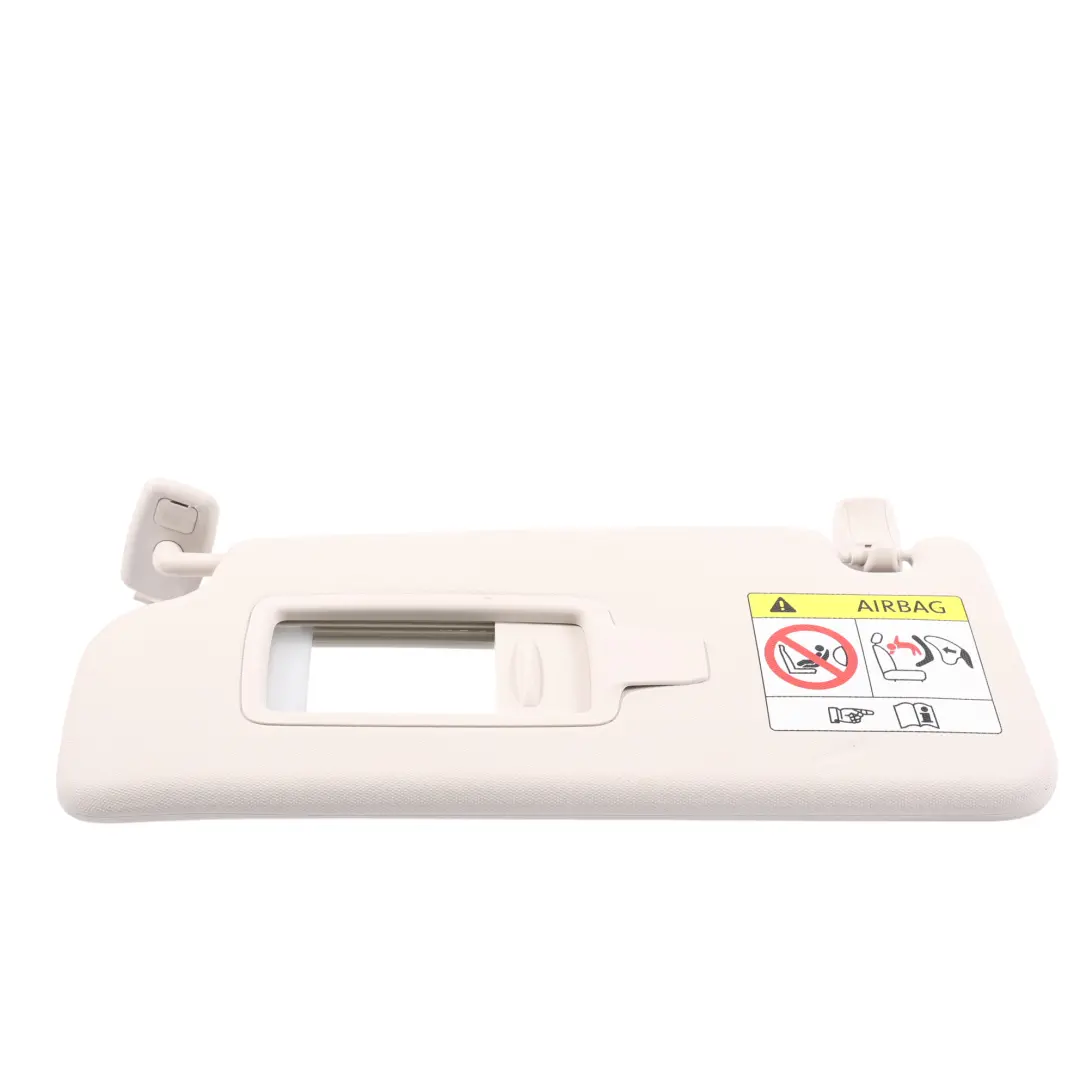 BMW U06 X1 U11 Aletta Parasole Pannello Specchio Bianco Avorio Sinistro - SKU 9874243 - Numero di parte 9874243