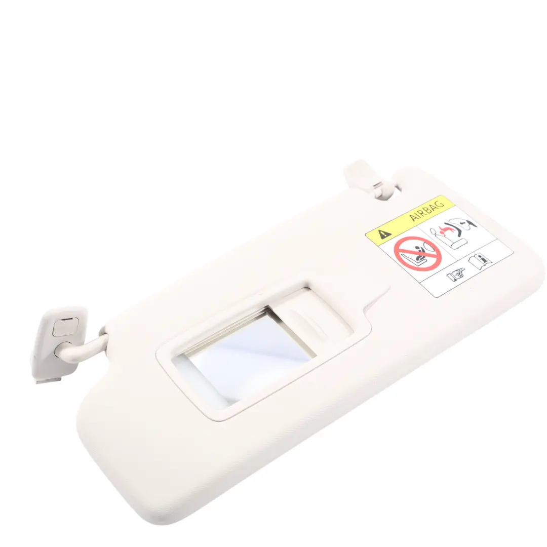 BMW U06 X1 U11 Aletta Parasole Pannello Specchio Bianco Avorio Sinistro - SKU 9874243 - Numero di parte 9874243