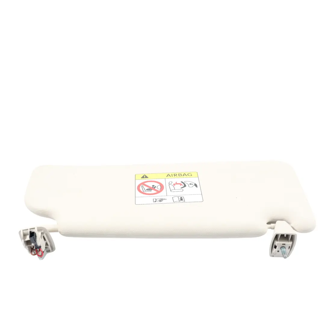 BMW U06 X1 U11 Aletta Parasole Pannello Specchio Bianco Avorio Sinistro - SKU 9874243 - Numero di parte 9874243
