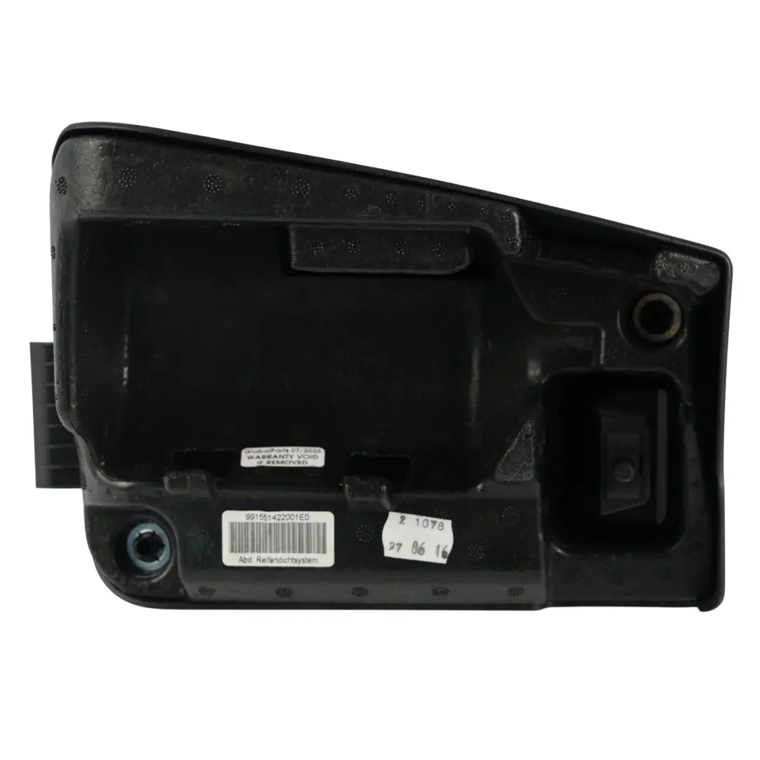 Porsche 718 Boxster 982 Tire Sealant Cover Trim Holder Black - SKU 99155142200 - Part number 99155142200