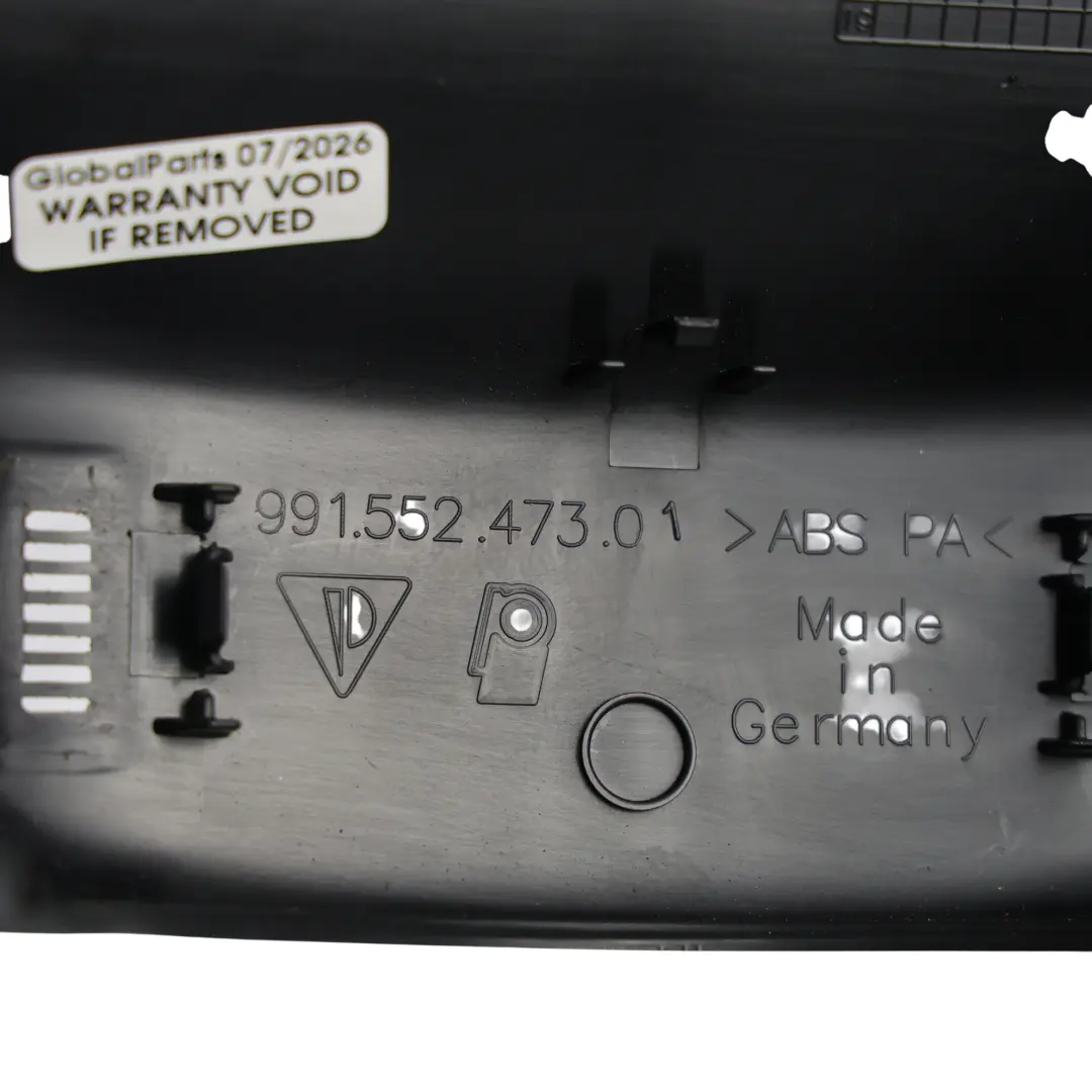 Steering Column Shroud Trim Cover Upper to Porsche 718 Boxster 982 with Part number 99155247301 Porsche 718 Boxster 982 Steering Column Shroud Trim Cover Upper - SKU 99155247301 - Part number 99155247301