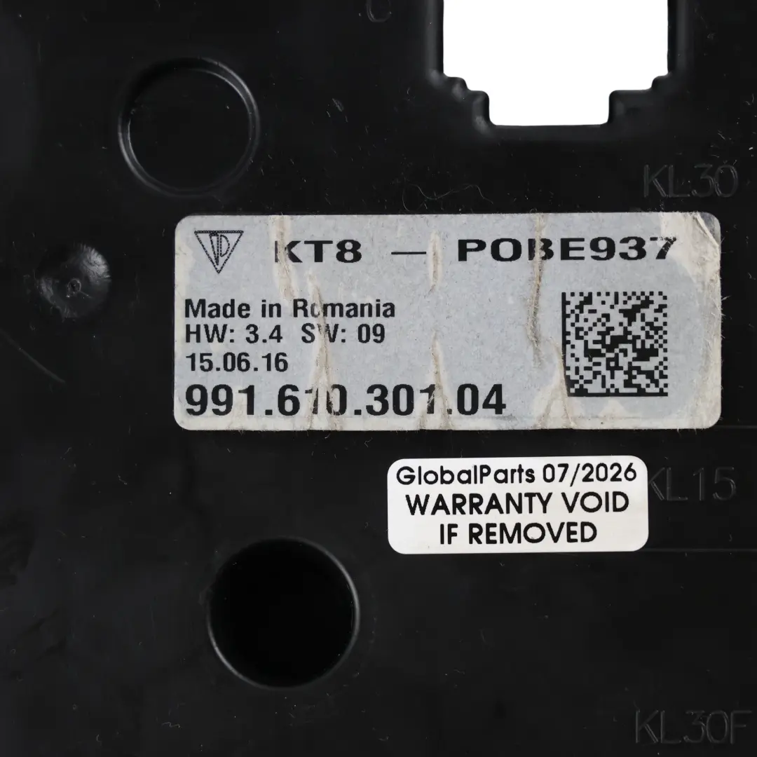 Distribution Control Unit to Porsche 718 Boxster 982 Power with Part number 99161030104 Porsche 718 Boxster 982 Power Distribution Control Unit - SKU 99161030104 - Part number 99161030104