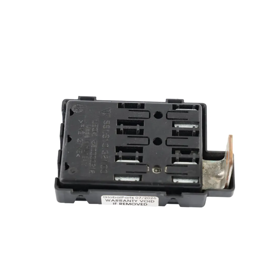 Fuse Box Control Unit Socket Plug to Porsche 718 Boxster 982 Battery with Part number 99161032100 Porsche 718 Boxster 982 Battery Fuse Box Control Unit Socket Plug - SKU 99161032100 - Part number 99161032100