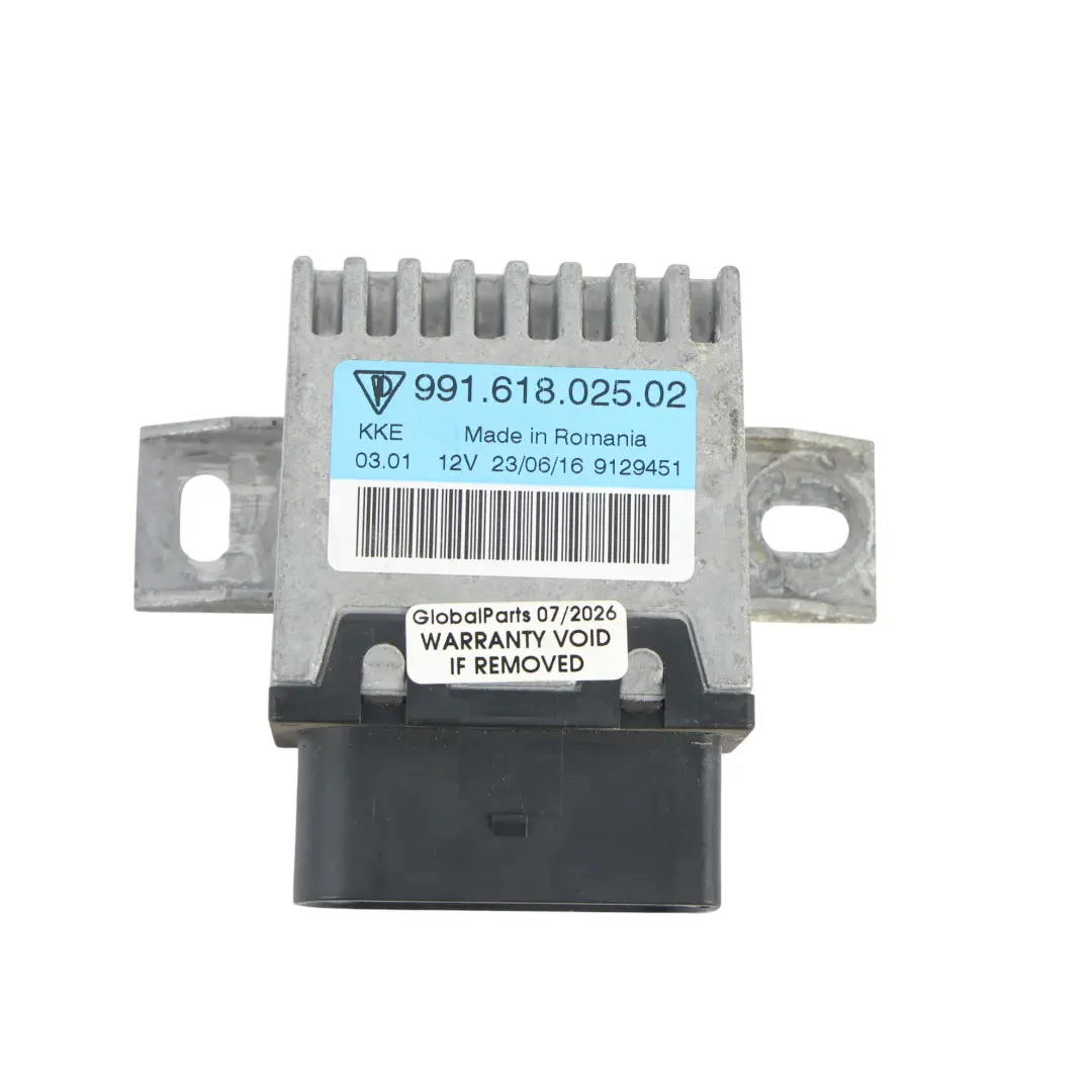 Pump Control Module ECU to Porsche Boxster 982 718 Cayman Fuel with Part number 99161802502 Porsche Boxster 982 718 Cayman Fuel Pump Control Module ECU - SKU 99161802502 - Part number 99161802502