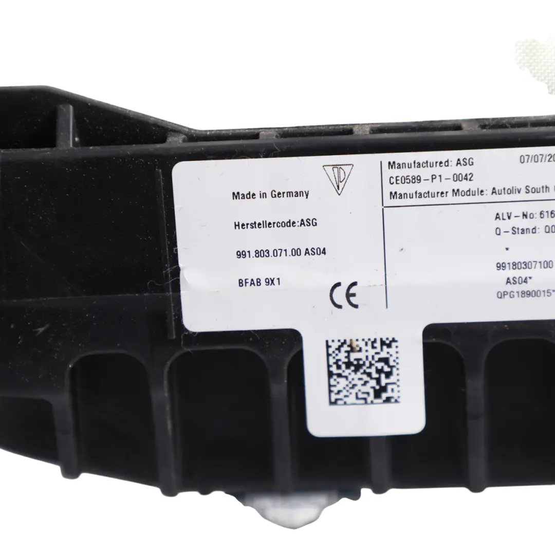 Porsche 718 Boxster 982 Dashboard Passenger Air Unit Module - SKU 99180307100 - Part number 99180307100