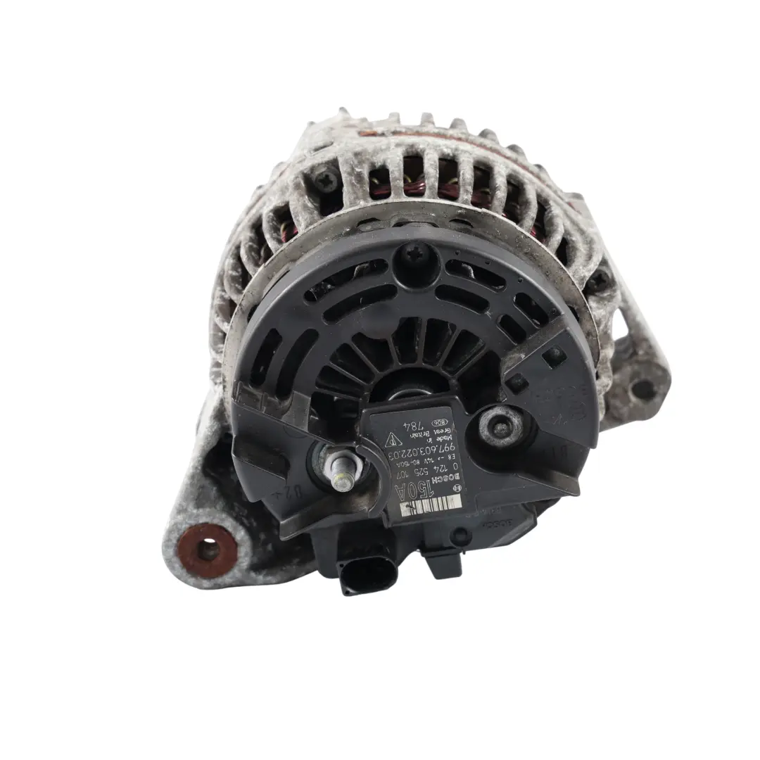 987C Boxster 987 911T Alternator Generator 150A 14V to Porsche Cayman with Part number 99760302205 Porsche Cayman 987C Boxster 987 911T Alternator Generator 150A 14V - SKU 99760302205 - Part number 99760302205
