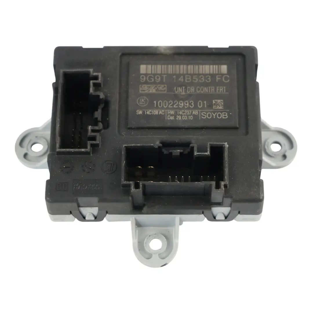 Ford Mondeo Mk4 Front Door Control Module Unit Left N/S - SKU 9G9T-14B533-FC - Part number 9G9T-14B533-FC