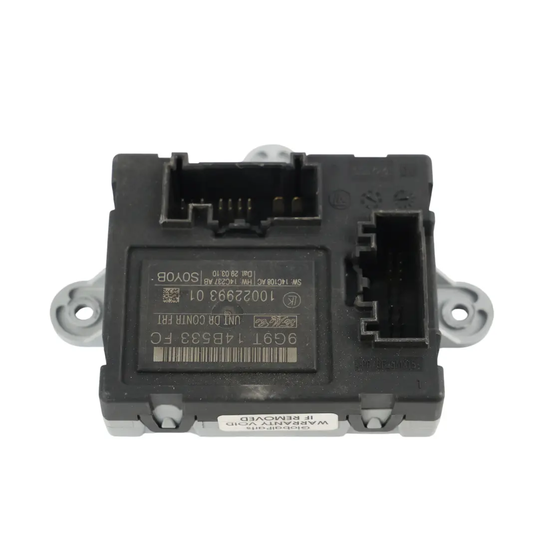 Mk4 Front Door Control Module Unit Left N/S to Ford Mondeo with Part number 9G9T-14B533-FC Ford Mondeo Mk4 Front Door Control Module Unit Left N/S - SKU 9G9T-14B533-FC - Part number 9G9T-14B533-FC