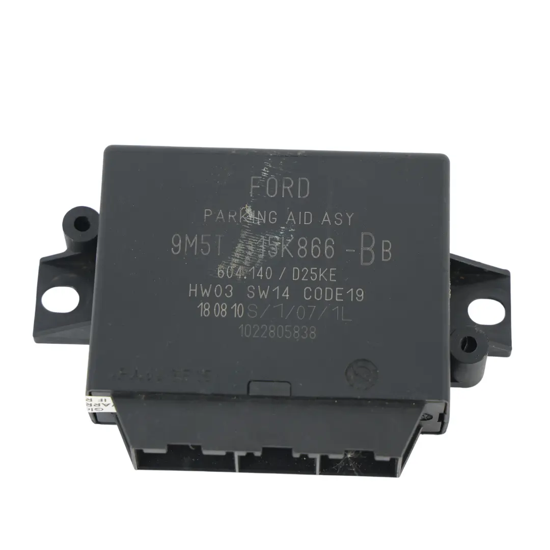 C394 MK1 Module Contrôle Aide Stationnement pour Ford Kuga à propos du numéro de pièce 9M5T-15K866-BB Ford Kuga C394 MK1 Module Contrôle Aide Stationnement - SKU 9M5T-15K866-BB - Numéro de pièce 9M5T-15K866-BB