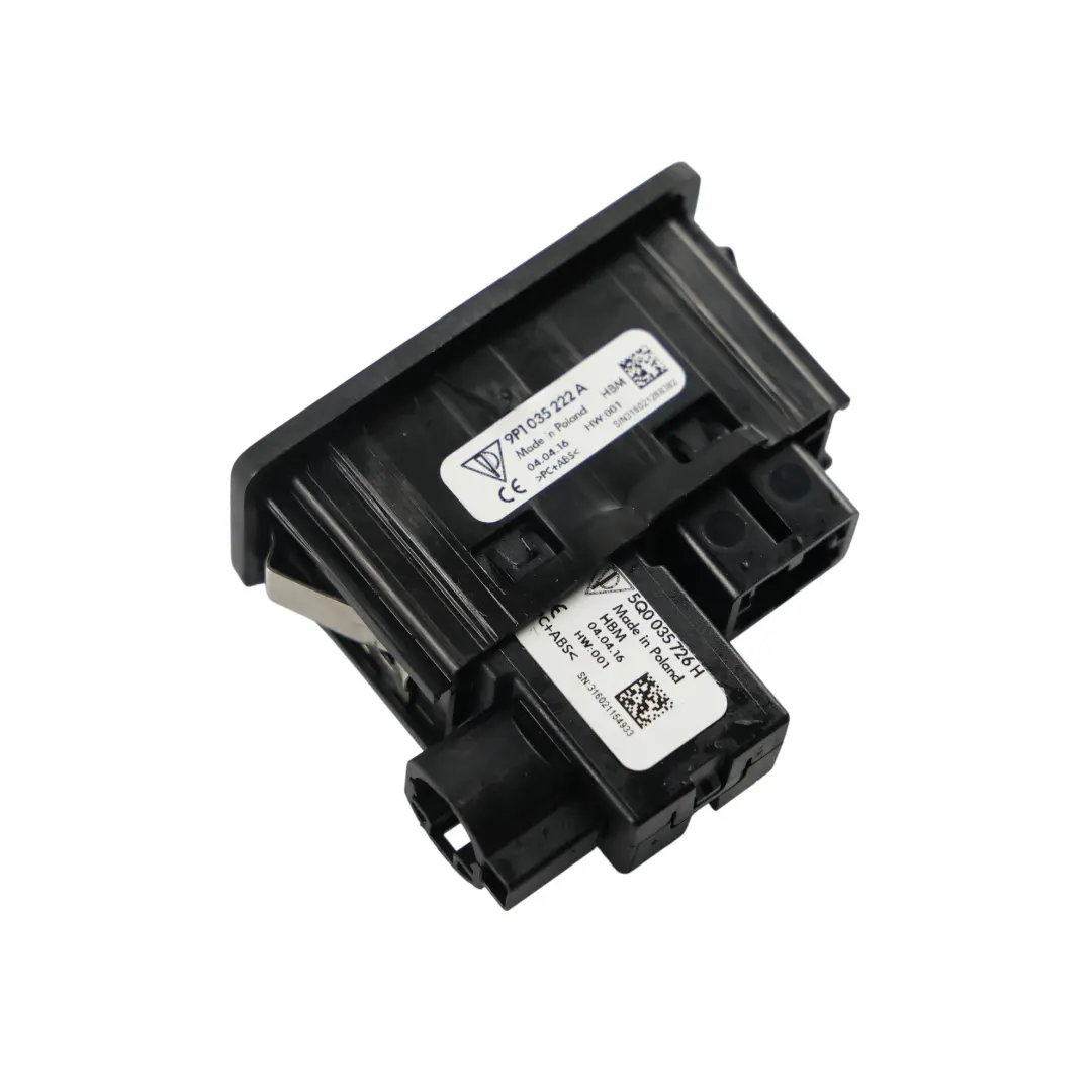 Consola Central Puerto USB AUX Socket para Porsche 718 Boxster 982 con número de pieza 9P1035222 Porsche 718 Boxster 982 Consola Central Puerto USB AUX Socket - SKU 9P1035222 - Número de pieza 9P1035222