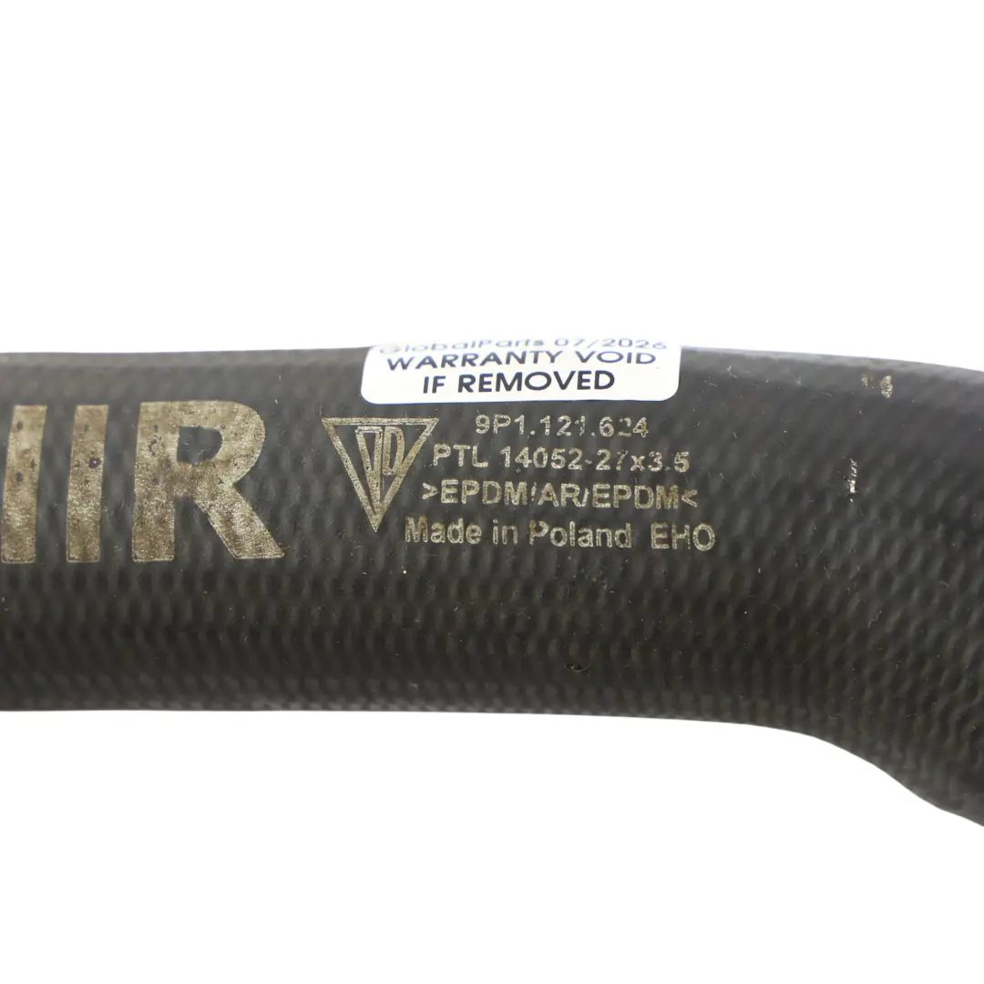 Manguera Tubo Radiador Agua Derecho 2.0T para Porsche 718 Boxster 982 con número de pieza 9P1121624 Porsche 718 Boxster 982 Manguera Tubo Radiador Agua Derecho 2.0T - SKU 9P1121624 - Número de pieza 9P1121624