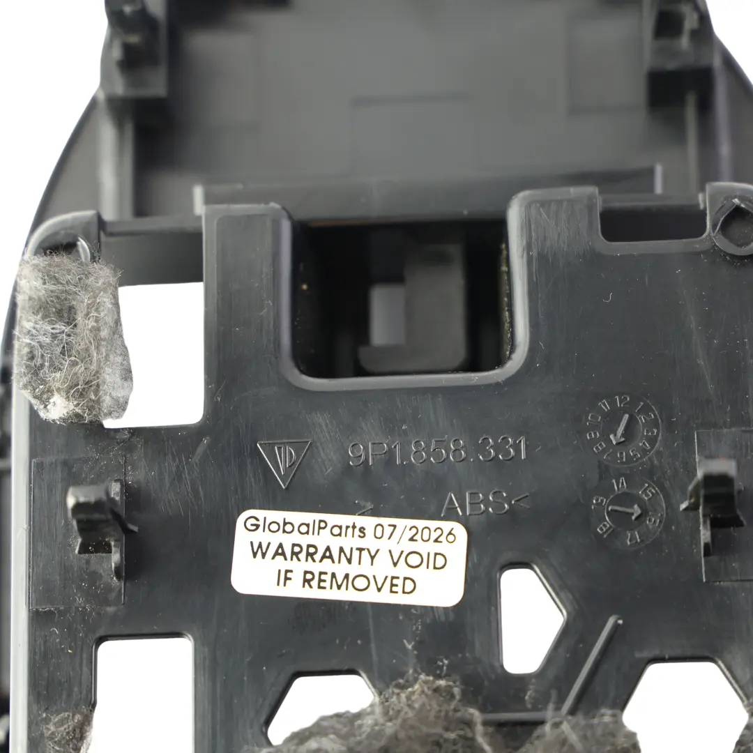 Porsche Boxster 982 Cayman Bandeja Consola Central Panel Moldura - SKU 9P1858331 - Número de pieza 9P1858331