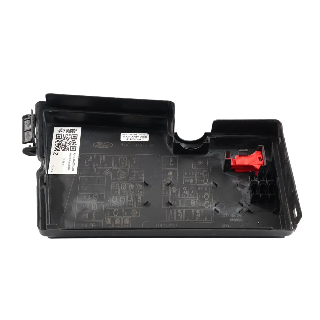Ford Kuga C394 Fuse Box Lid Cover Panel Housing Top 2.5 Petrol - SKU 9V4T-14A076-AB - Part number 9V4T-14A076-AB