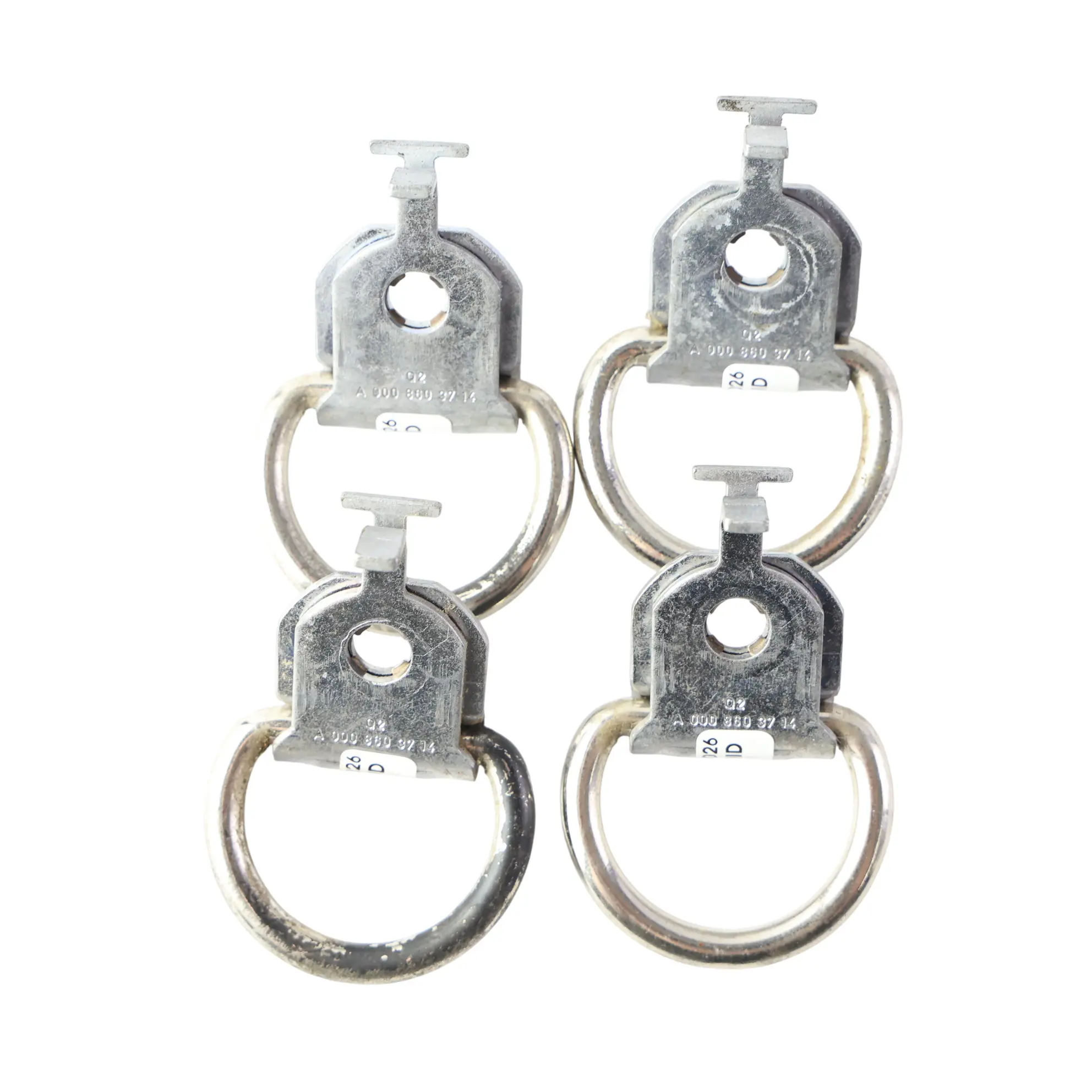 Mercedes W166 Gancio Fissaggio Vano Bagagliaio A0008603714 Set