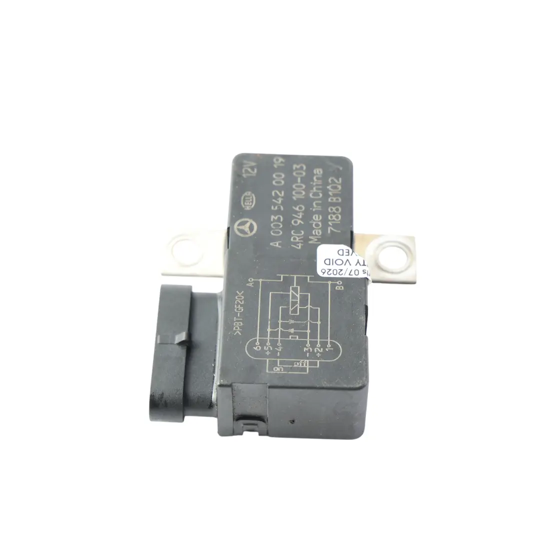 Mercedes W204 Batterie Relais Sicherung Steuergerät Modul - SKU A0035420019 - Teilenummer A0035420019