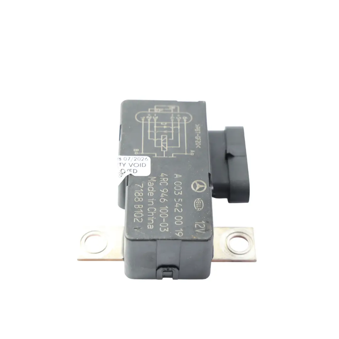 Relé Batería Fusible Unidad Control Módulo para Mercedes W204 con número de pieza A0035420019 Mercedes W204 Relé Batería Fusible Unidad Control Módulo - SKU A0035420019 - Número de pieza A0035420019