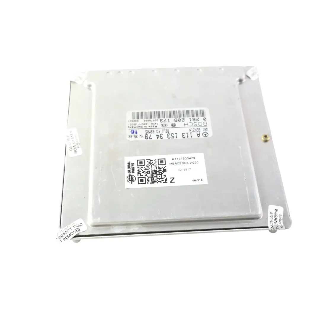 Mercedes W163 W211 W220 Engine Control Unit ECU 279HP S430 Automatic - SKU A1131533479 - Part number A1131533479