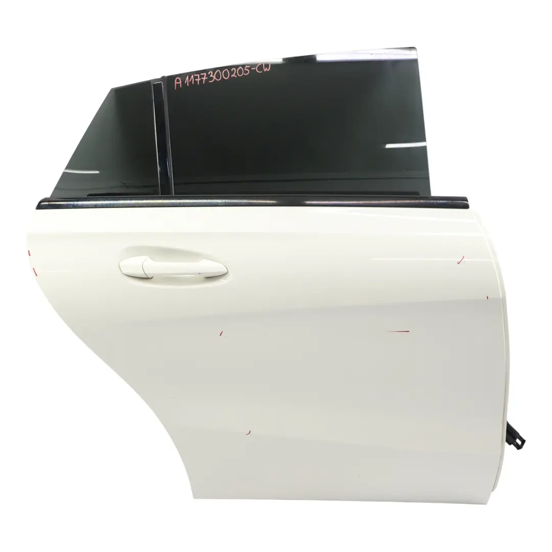 Mercedes X117 Pannello di copertura posteriore destro Calcite Bianco - 650 - SKU A1177300205-CW - Numero di parte A1177300205