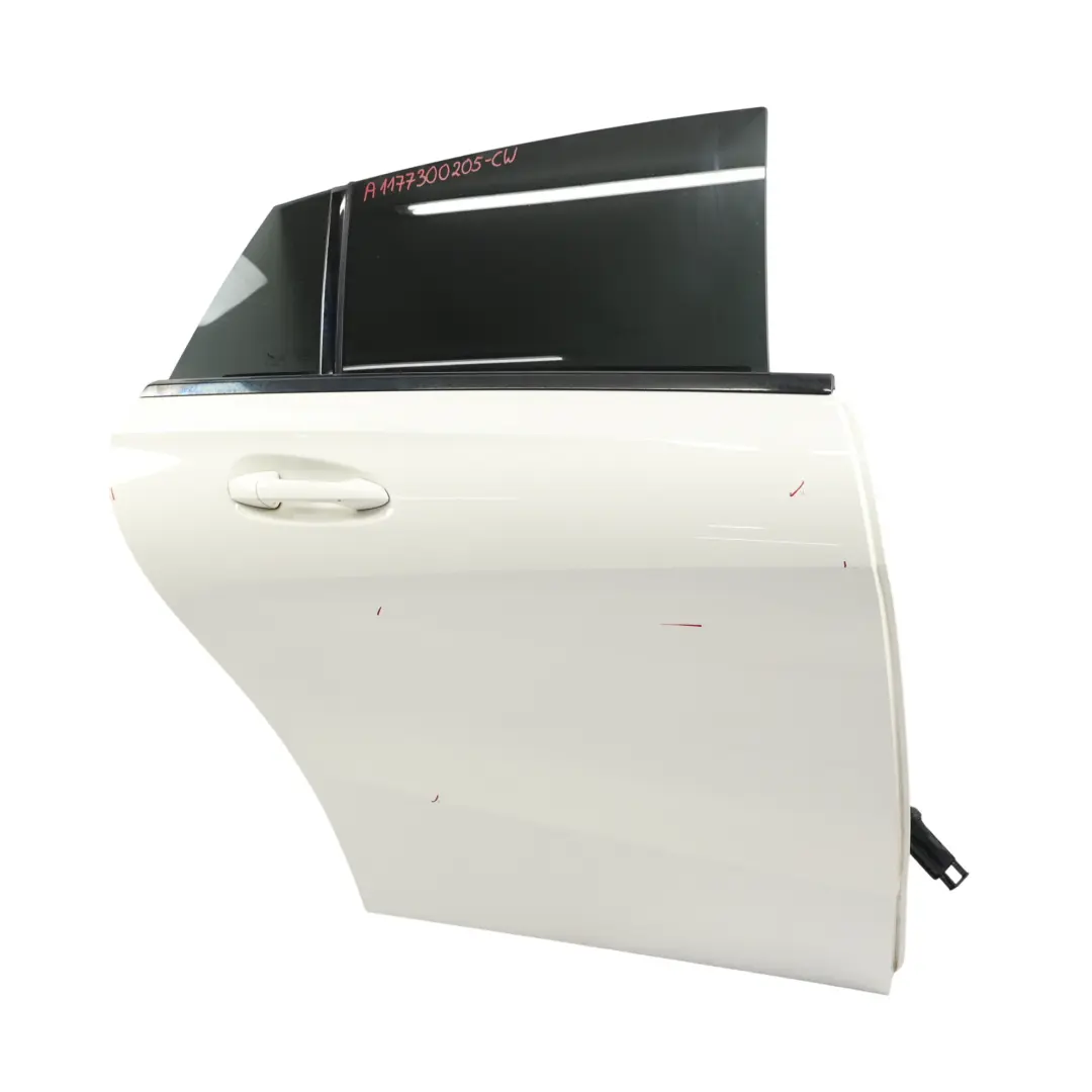 Mercedes X117 Pannello di copertura posteriore destro Calcite Bianco - 650 - SKU A1177300205-CW - Numero di parte A1177300205