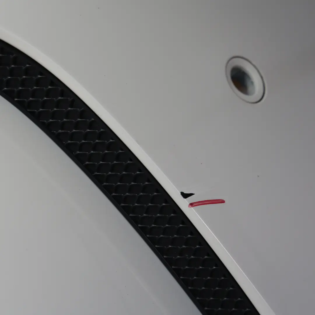 Bumper Trim Panel AMG Calcite White - 650 to Mercedes C117 Rear with Part number A1178805040 Mercedes C117 Rear Bumper Trim Panel AMG Calcite White - 650 - SKU A1178805040-CW - Part number A1178805040
