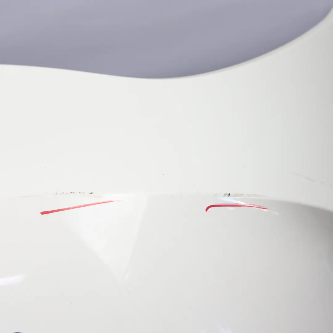 Mercedes C117 Rear Bumper Trim Panel AMG Calcite White - 650 - SKU A1178805040-CW - Part number A1178805040