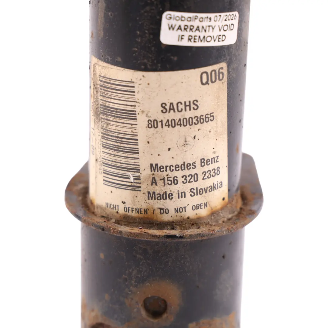 Front Axle Shock Absorber Spring Strut Left N/S to Mercedes GLA X156 with Part number A1563202338 Mercedes GLA X156 Front Axle Shock Absorber Spring Strut Left N/S - SKU A1563202338 - Part number A1563202338