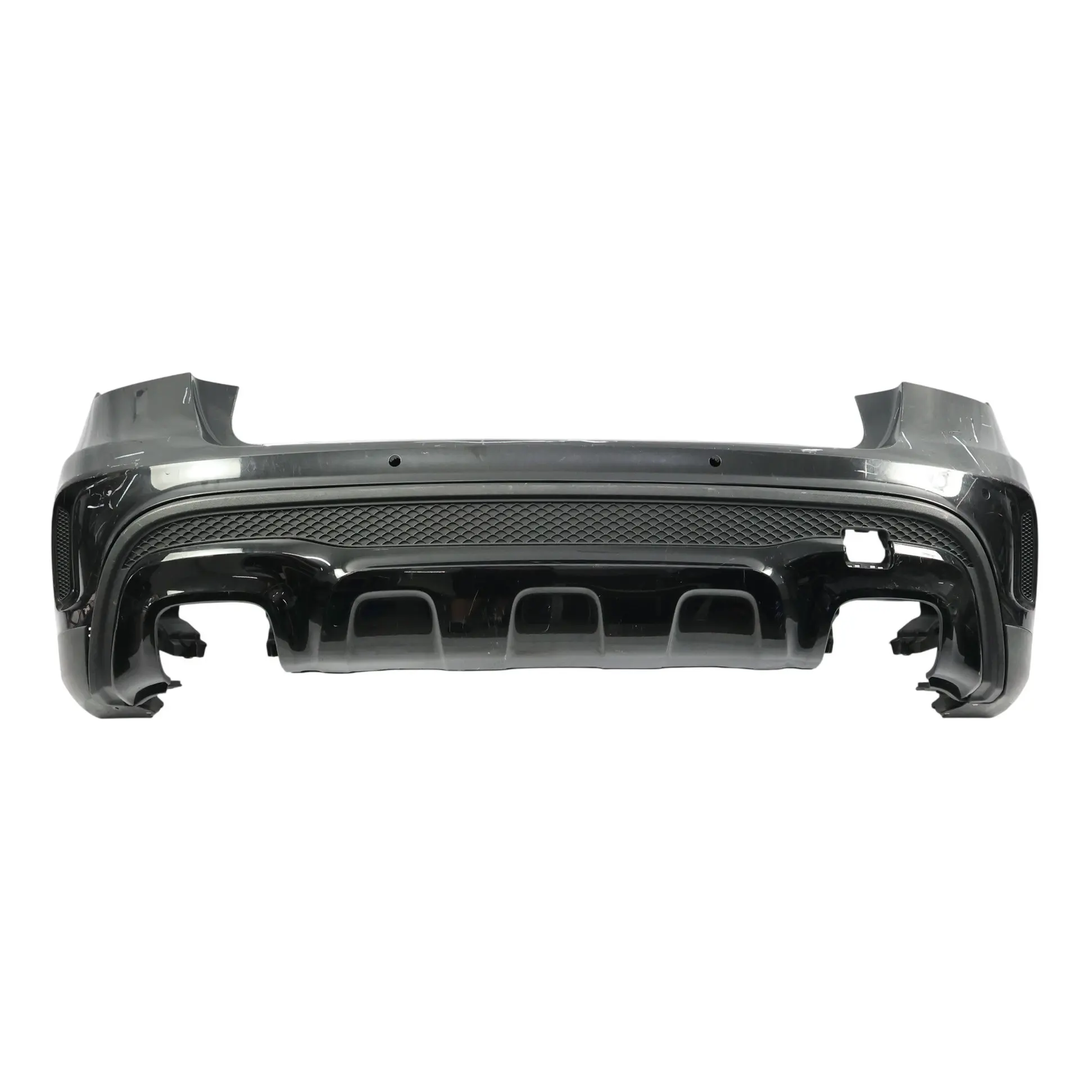 Mercedes X156 Rear Bumper AMG Trim Panel Kosmos Cosmic Black Metallic - 191
