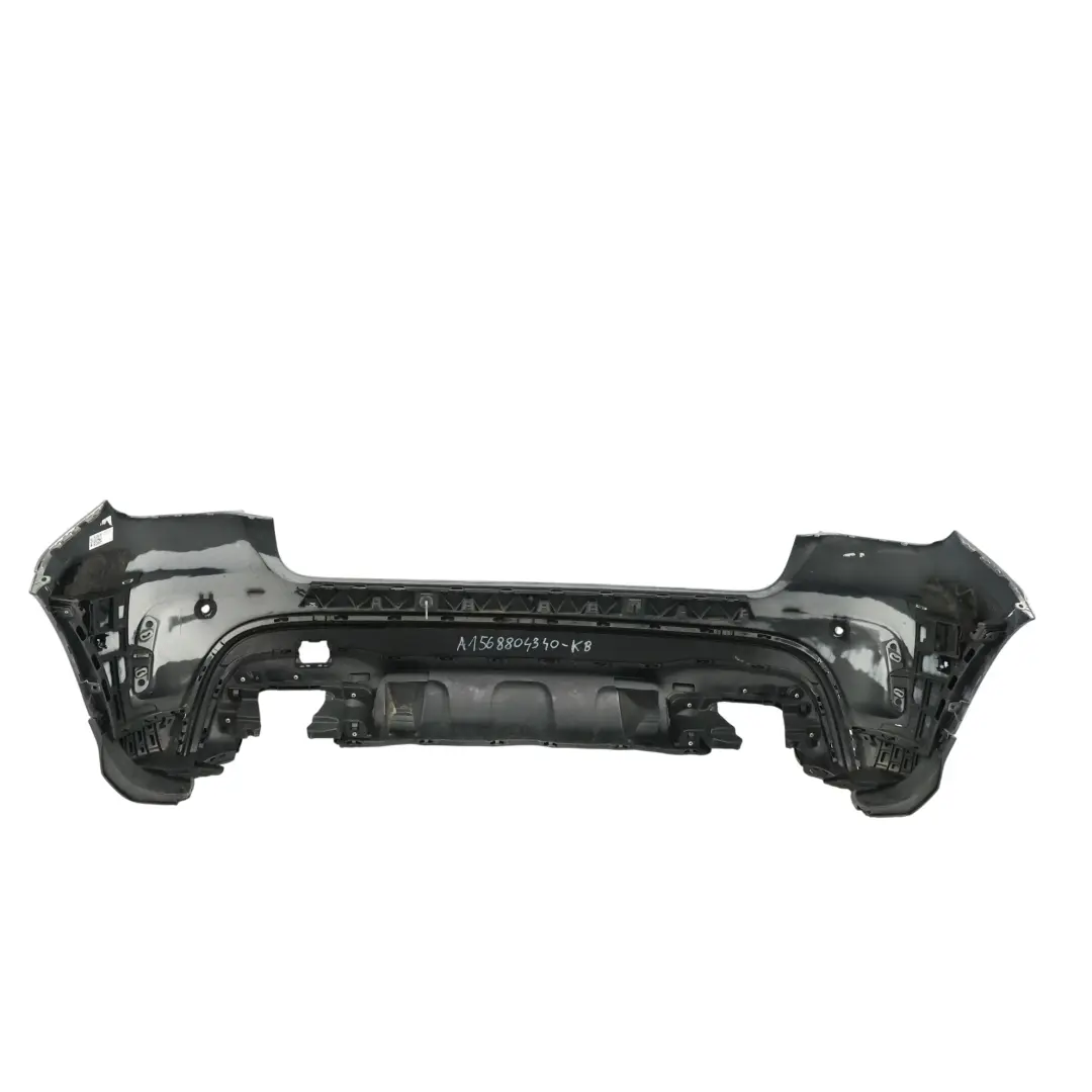Mercedes X156 Rear Bumper AMG Trim Panel Kosmos Cosmic Black Metallic - 191 - SKU A1568804340-KB - Part number A1568804340
