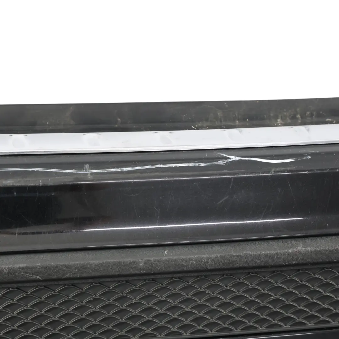 Bumper AMG Trim Panel Kosmos Cosmic Black Metallic - 191 to Mercedes X156 Rear with Part number A1568804340 Mercedes X156 Rear Bumper AMG Trim Panel Kosmos Cosmic Black Metallic - 191 - SKU A1568804340-KB - Part number A1568804340