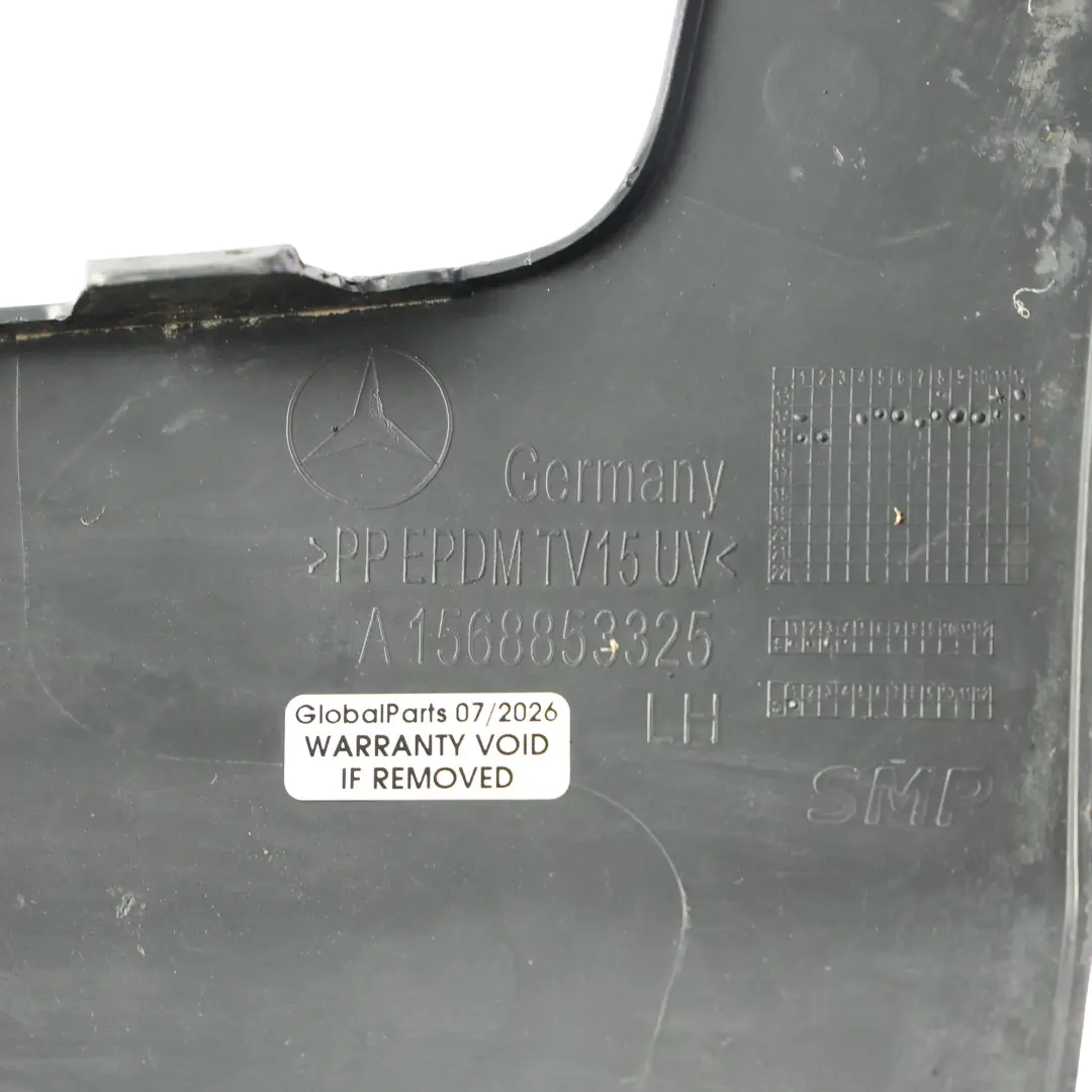 Mercedes GLA X156 Rear Bumper Edge End Cap Trim Left N/S AMG - SKU A1568853325 - Part number A1568853325