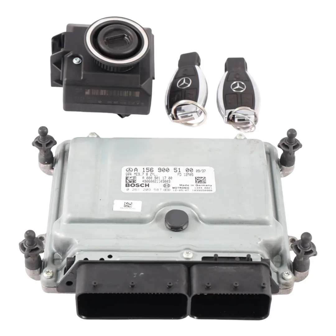 Mercedes C204 C63 AMG ECU 156.985 487HP Zestaw Kluczyków Auto - SKU A1569005100 - Numer Części A1569005100