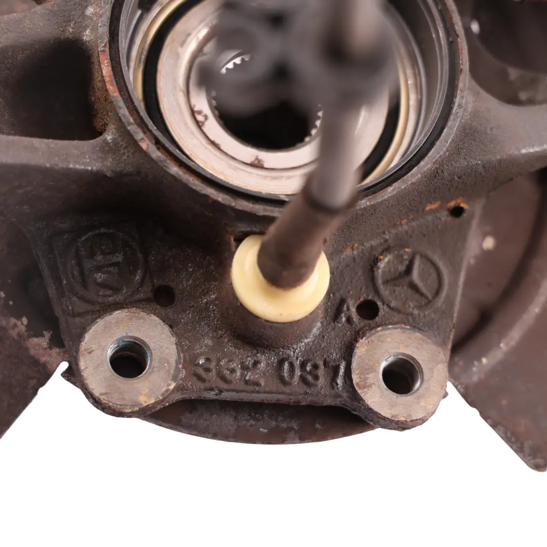 Carrier Rear Right O/S Suspension Hub Knuckle to Mercedes ML W163 Wheel with Part number A1633500608 Mercedes ML W163 Wheel Carrier Rear Right O/S Suspension Hub Knuckle - SKU A1633500608-1 - Part number A1633500608