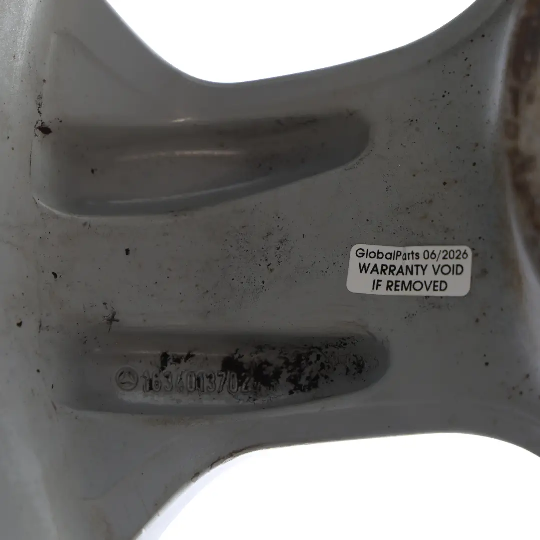 Mercedes ML W163 Silver Alloy Wheel Rim 17" 8J ET:52 - SKU A1634012602-2 - Part number A1634012602
