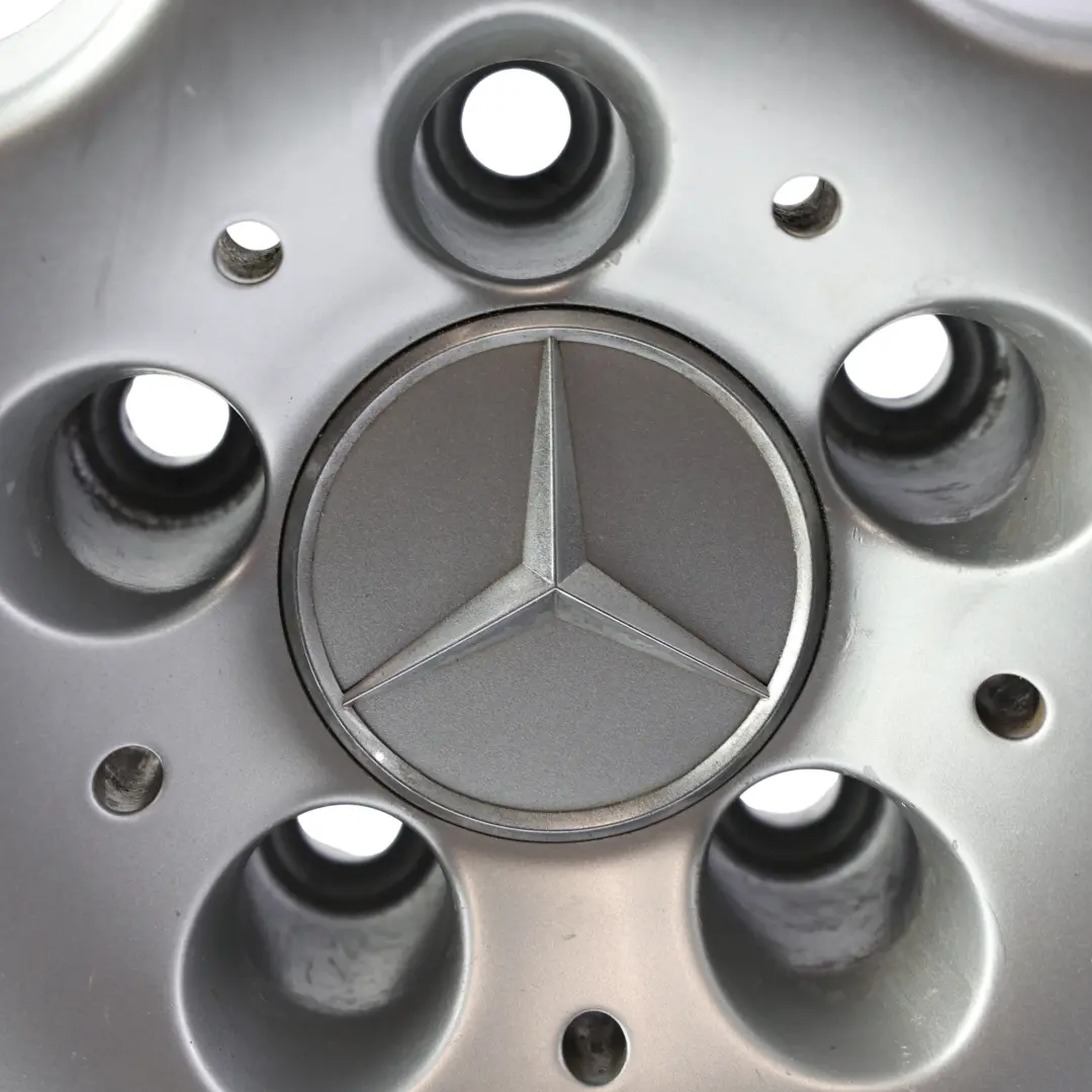  Srebrna felga aluminiowa Mercedes ML W163 17" 8J ET:52 - SKU A1634012602-2 - Numer Części A1634012602