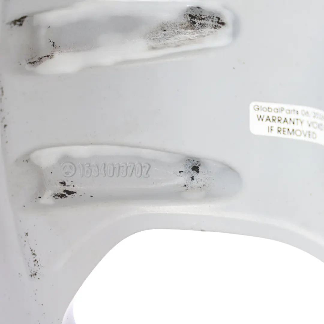 Alloy Wheel Rim 17" 8J ET:52 to Mercedes ML W163 Silver with Part number A1634012602 Mercedes ML W163 Silver Alloy Wheel Rim 17" 8J ET:52 - SKU A1634012602-3 - Part number A1634012602