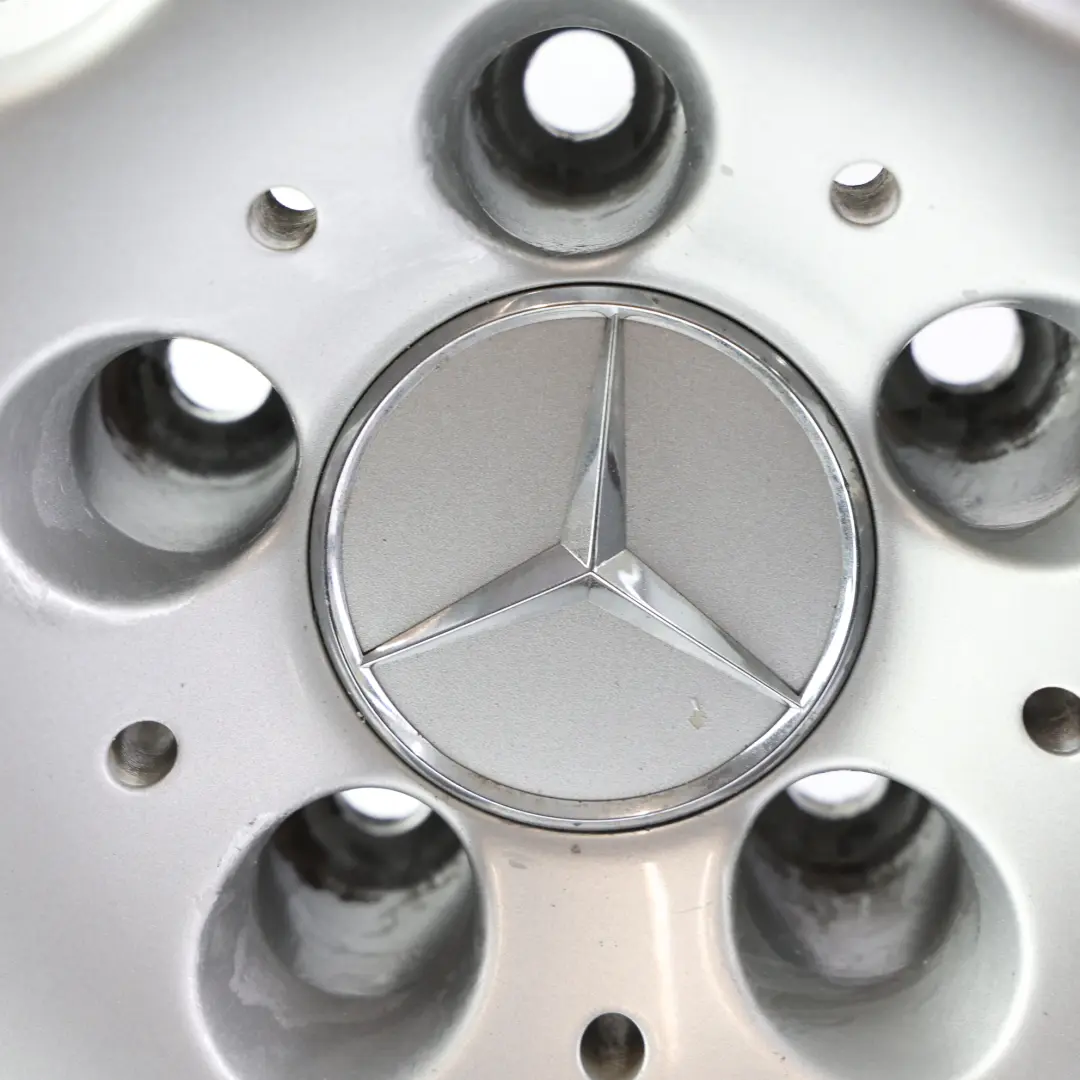 Alloy Wheel Rim 17" 8J ET:52 to Mercedes ML W163 Silver with Part number A1634012602 Mercedes ML W163 Silver Alloy Wheel Rim 17" 8J ET:52 - SKU A1634012602-4 - Part number A1634012602