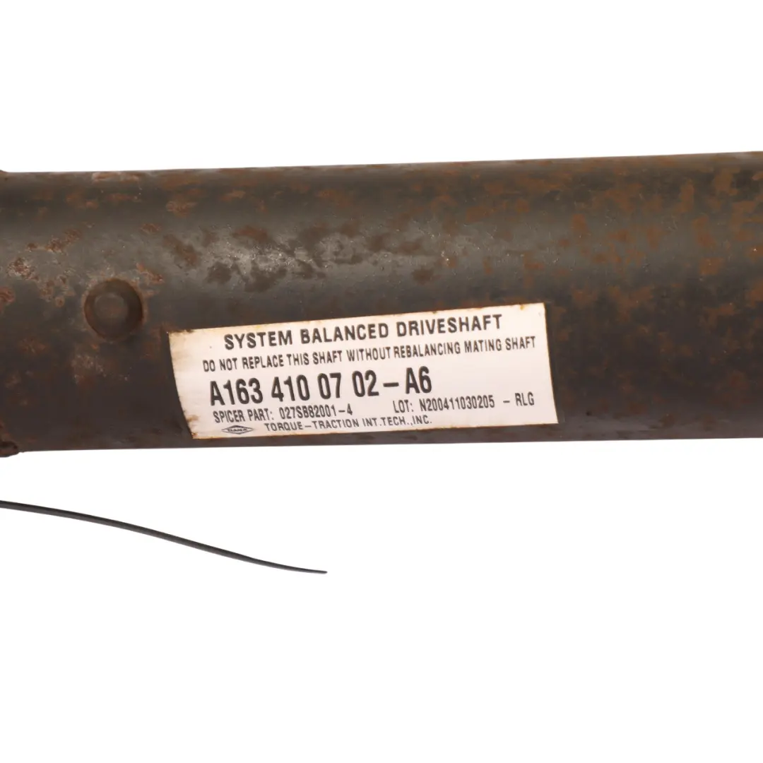 Mercedes W163 Propshaft Rear Prop Drive Shaft Automatic - SKU A1634100702 - Part number A1634100702