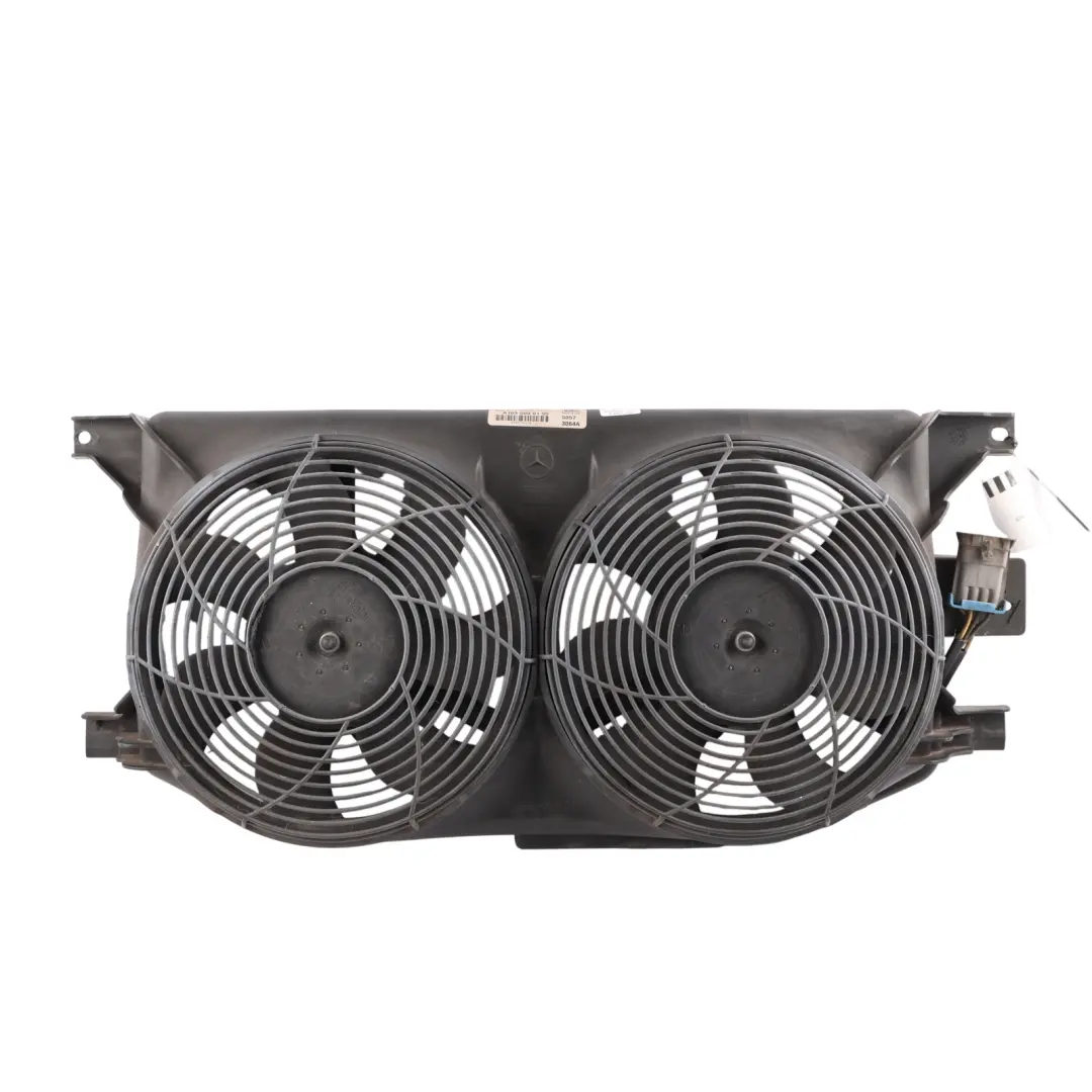 Radiator Cooling Twin Double Fan Shroud Petrol M112 to Mercedes ML W163 with Part number A1635000155 Mercedes ML W163 Radiator Cooling Twin Double Fan Shroud Petrol M112 - SKU A1635000155-1 - Part number A1635000155
