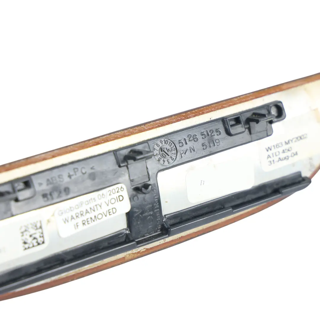 Garniture Console Centrale Panneau Plateau pour Mercedes W163 à propos du numéro de pièce A1636806239 Mercedes W163 Garniture Console Centrale Panneau Plateau - SKU A1636806239 - Numéro de pièce A1636806239