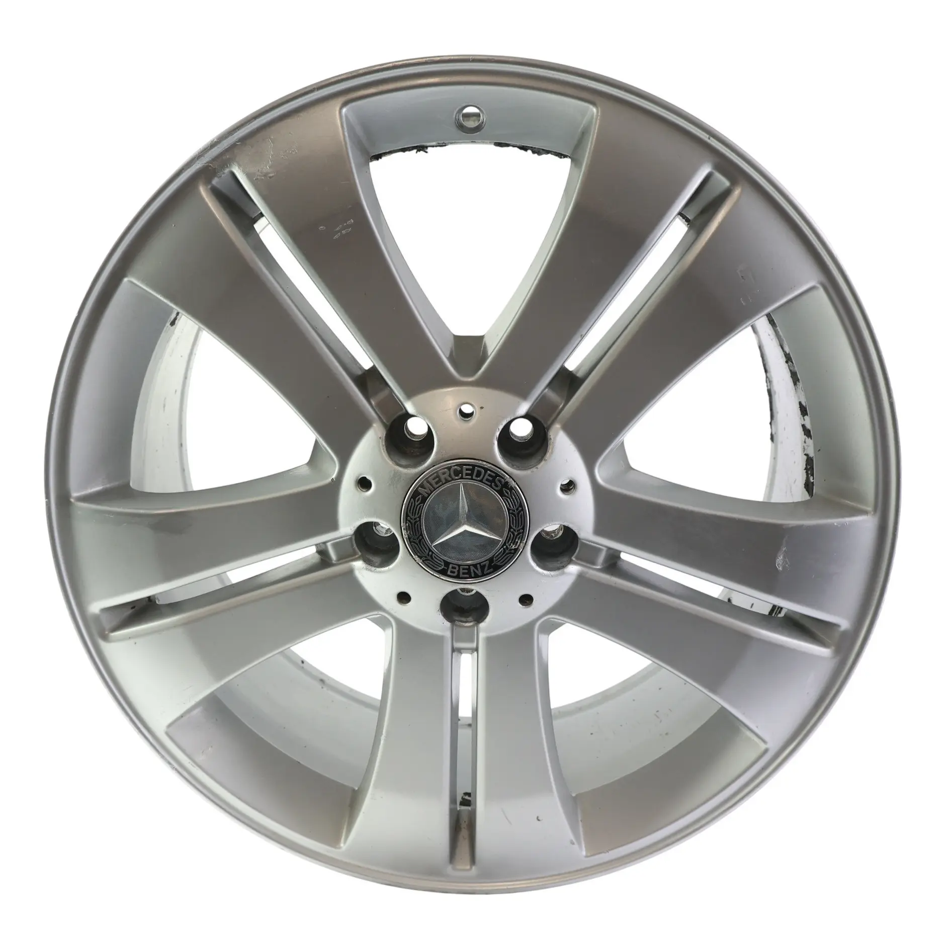 Mercedes ML W164 Silver Wheel Rim Alloy 19" 8.5J ET:56 Double Spoke A1644012102